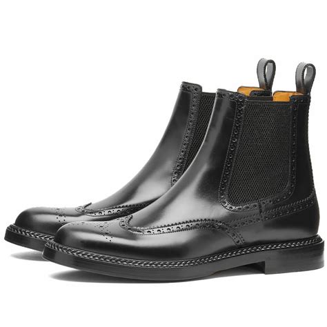 gucci men's brouge boot|farfetch gucci boots men.